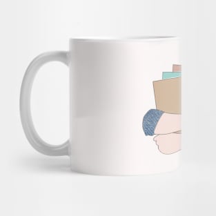 Hands Embracing Books - Hands Holding Books Mug